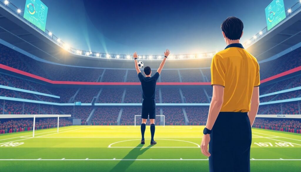 Дискуссии вокруг судейства в топ-лигах и их влияние на результаты - иллюстрация