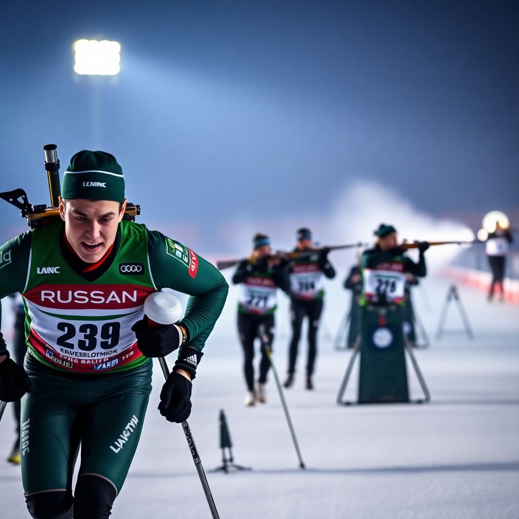 Биатлонный сингл-микст: Кирилл Бажин снова чемпион России в Ижевске