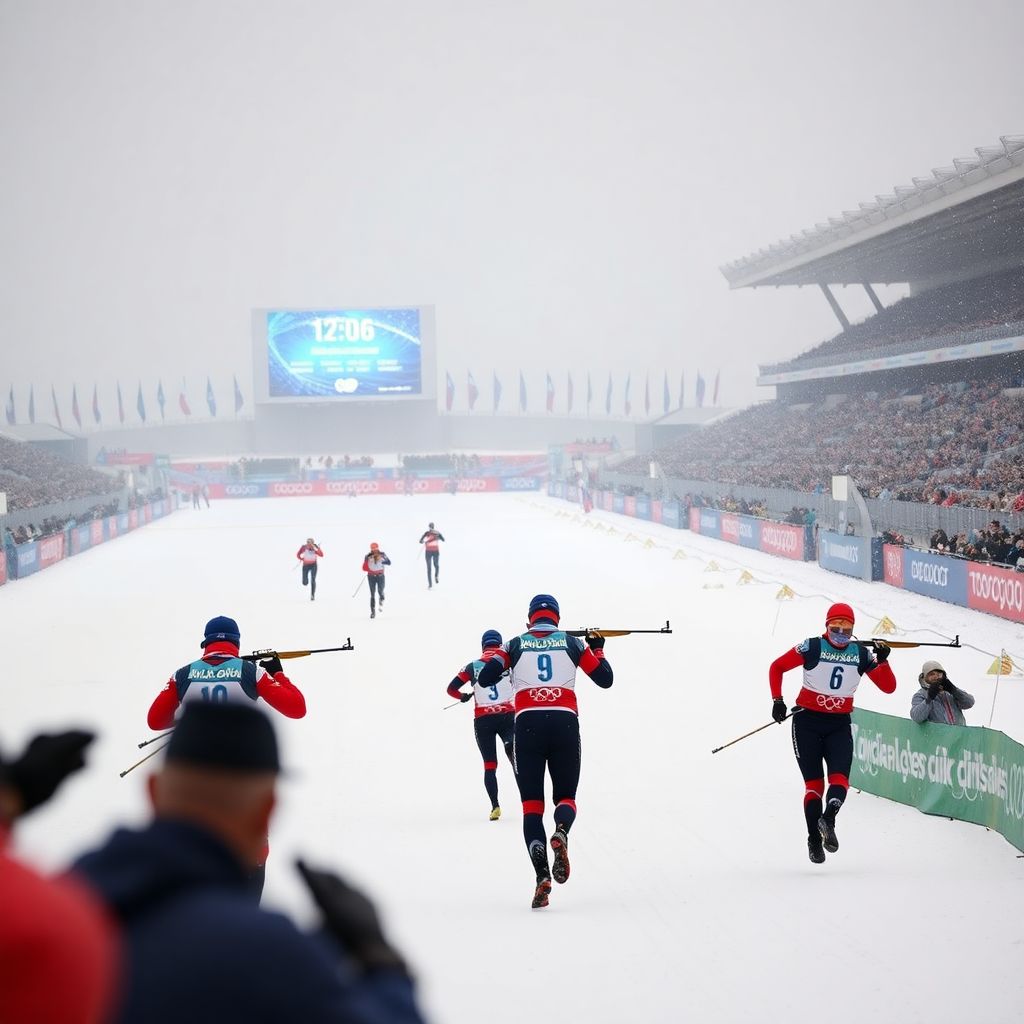 Чемпионат России по биатлону: Халили уступил Лазовскому, золото у Подмосковья